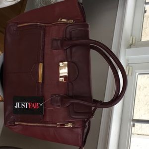 Beautiful Burgundy color Handbag/ shoulder bag